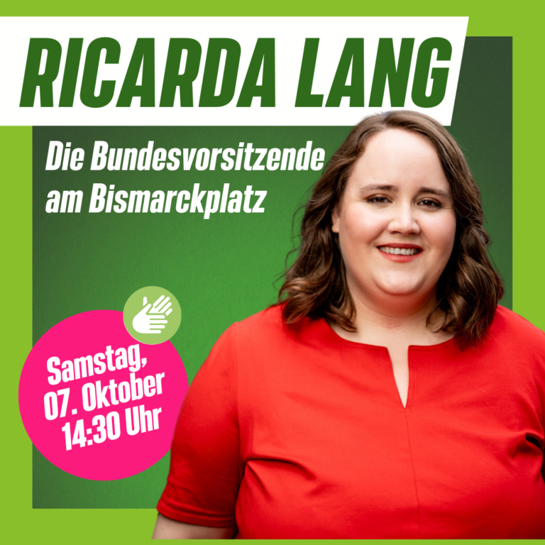 Bundesvorsitzende Ricarda Lang in Regensburg