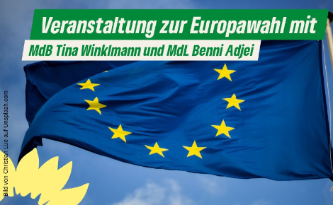 Torwandschießen und Gesprächsrunde zur Europawahl mit Tina Winklmann und Benjamin Adjei