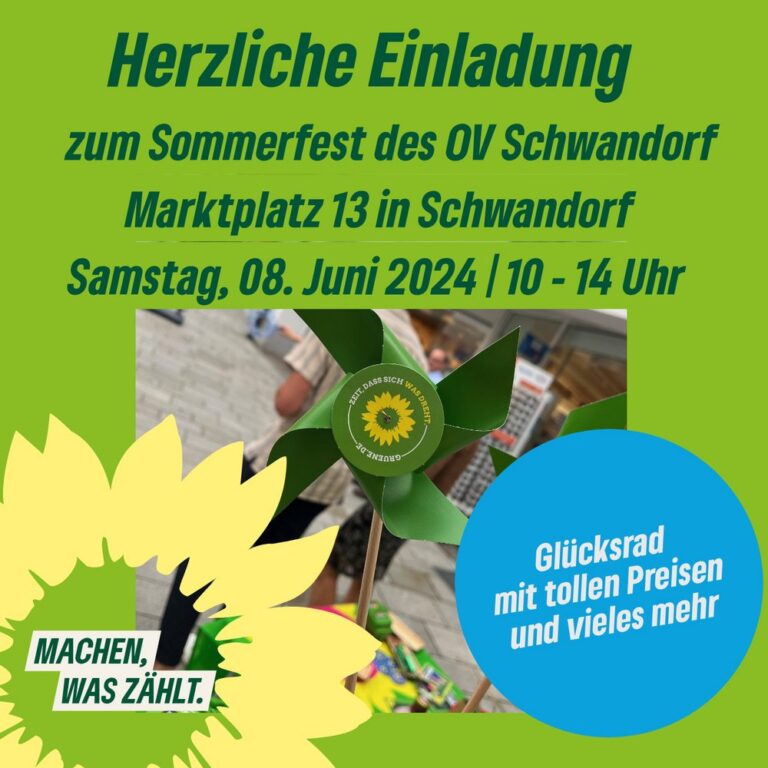 Sommerfest beim Ortsverband Schwandorf